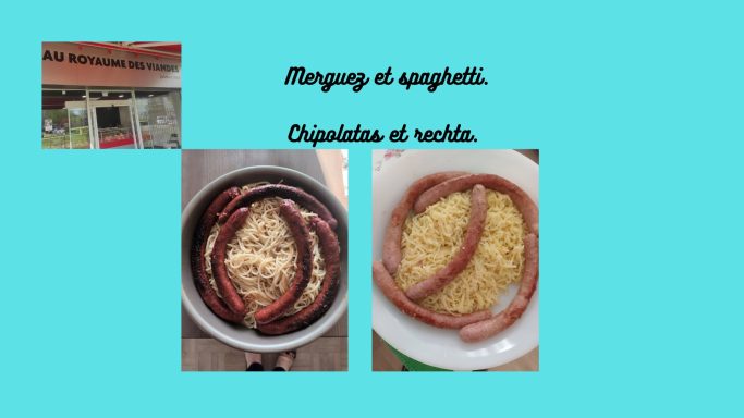 Merguez chipolatas. 