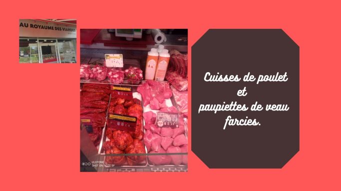 Viandes assaisonnées