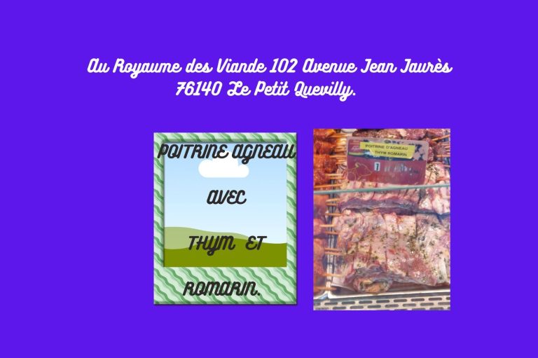 Au Royaume des Viandes