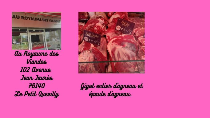 Viande d'agneau